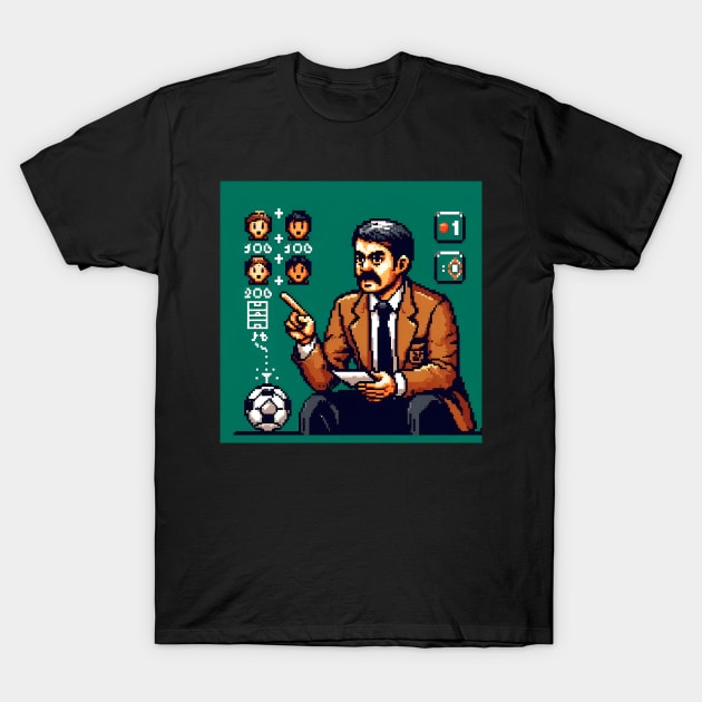 soccer coach - soccer arcade soccer coach T-Shirt by vaporgraphic